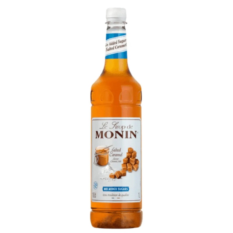 Monin Salted Caramel Reduced Sugar Syrup, 1 L
