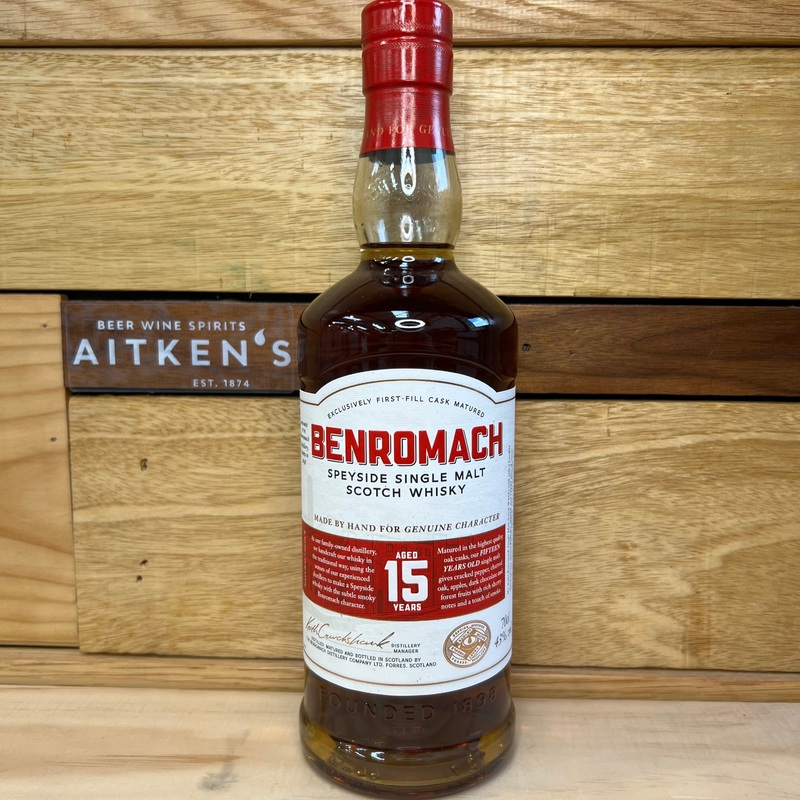 Benromach 15 Year Old Single Malt Whisky