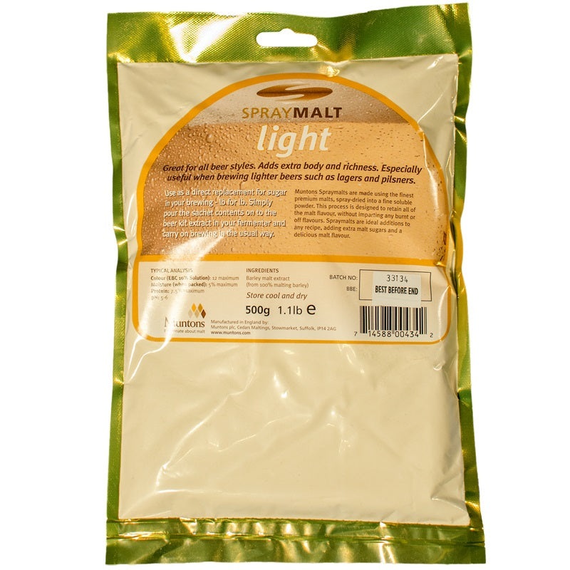 Muntons Light Spraymalt 500g