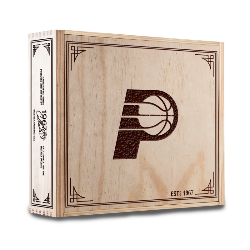 3-Bottle Wood Crate