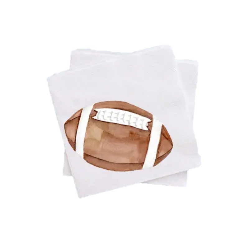"Football" Cocktail Napkins 20 pack