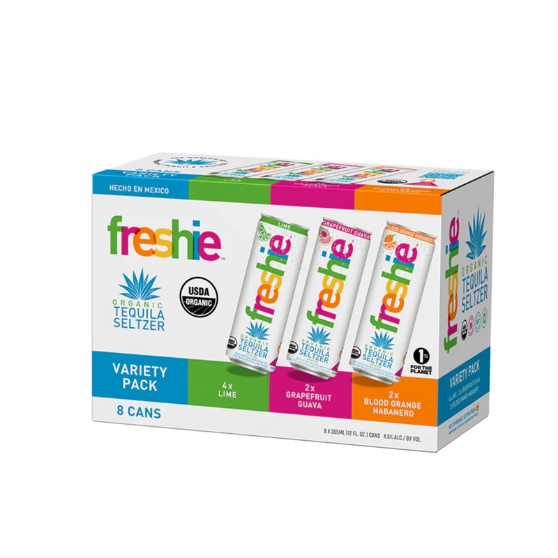 Freshie Tequila Seltzer Variety Pack 8 PACK 12 OZ CANS