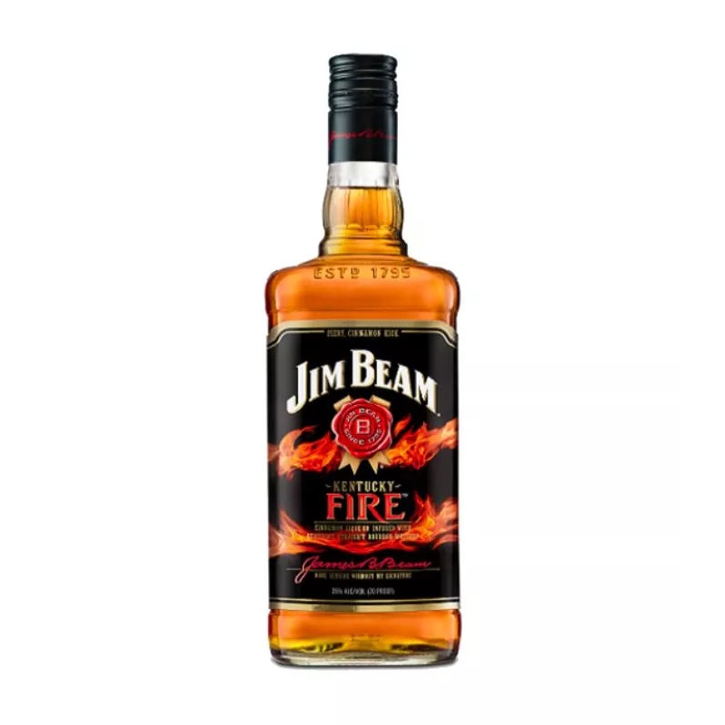 Jim Beam Kentucky Fire Cinnamon Bourbon 750mL