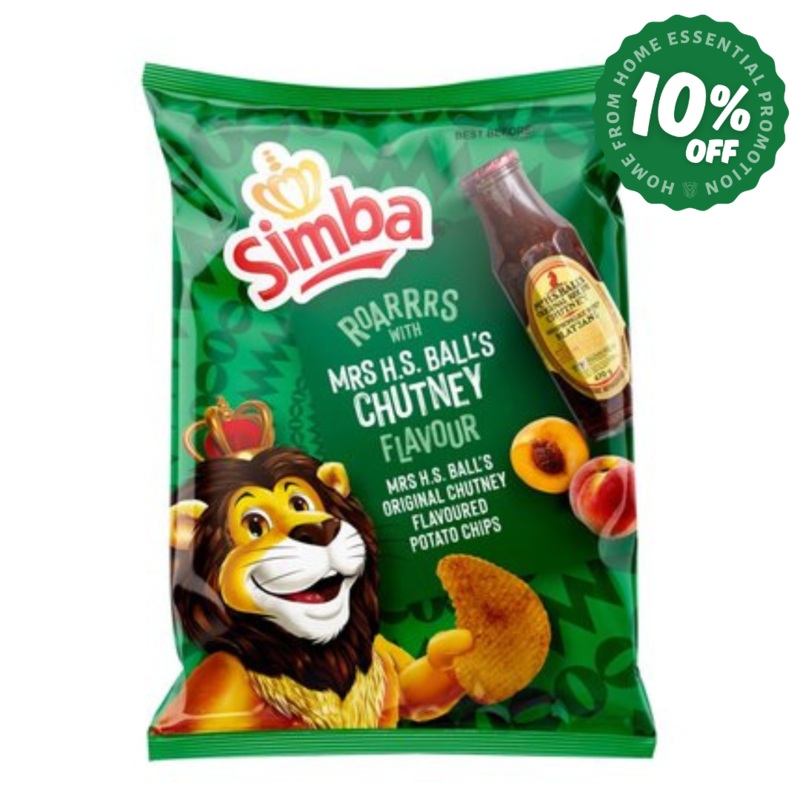 Simba Mrs Balls Chutney Chips 120g (BB: 09/2025)