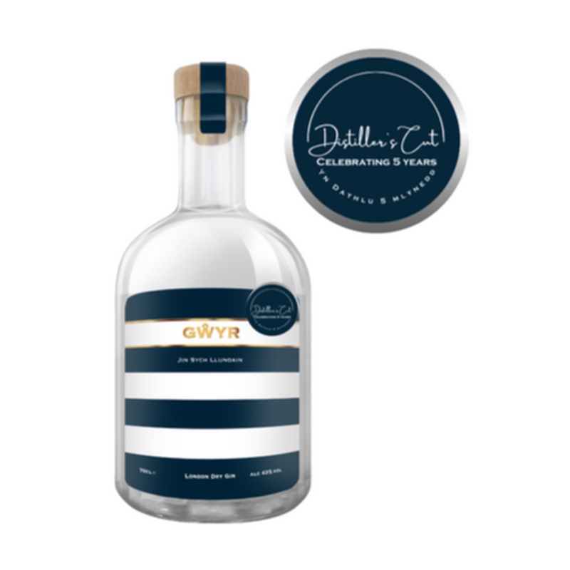 Gwyr Gin Distillers Cut 1 Bottle