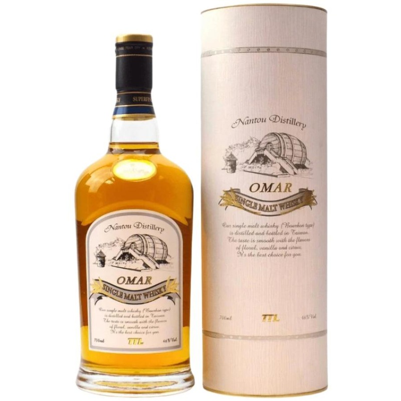 Nantou Distillery Omar Taiwan Bourbon Cask Single Malt Whisky 70cl