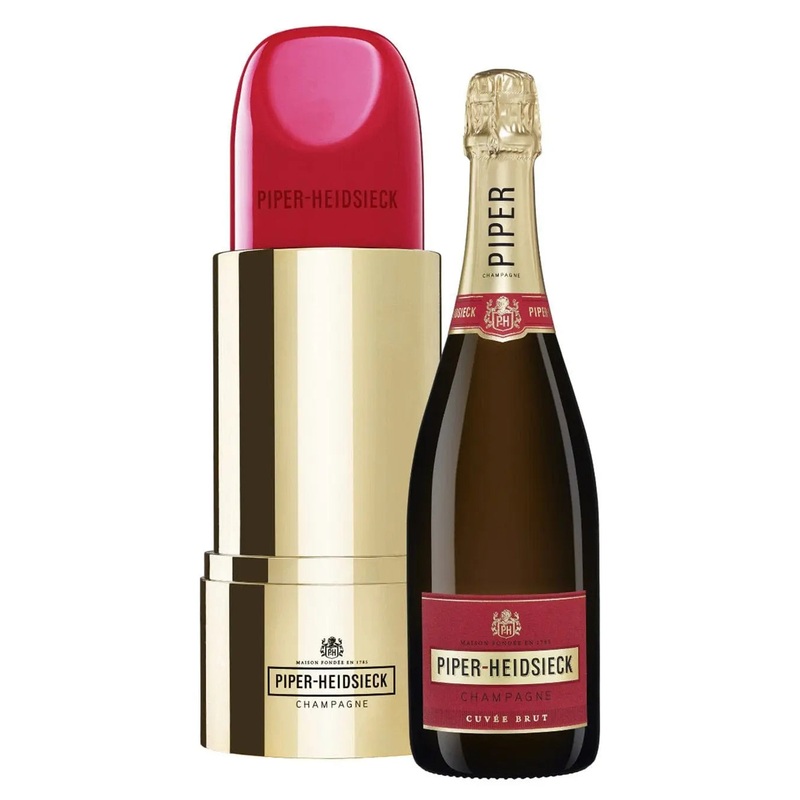 Piper-Heidsieck Cuve Brut Lipstick Gift Pack, 75 cl - Limited Edition