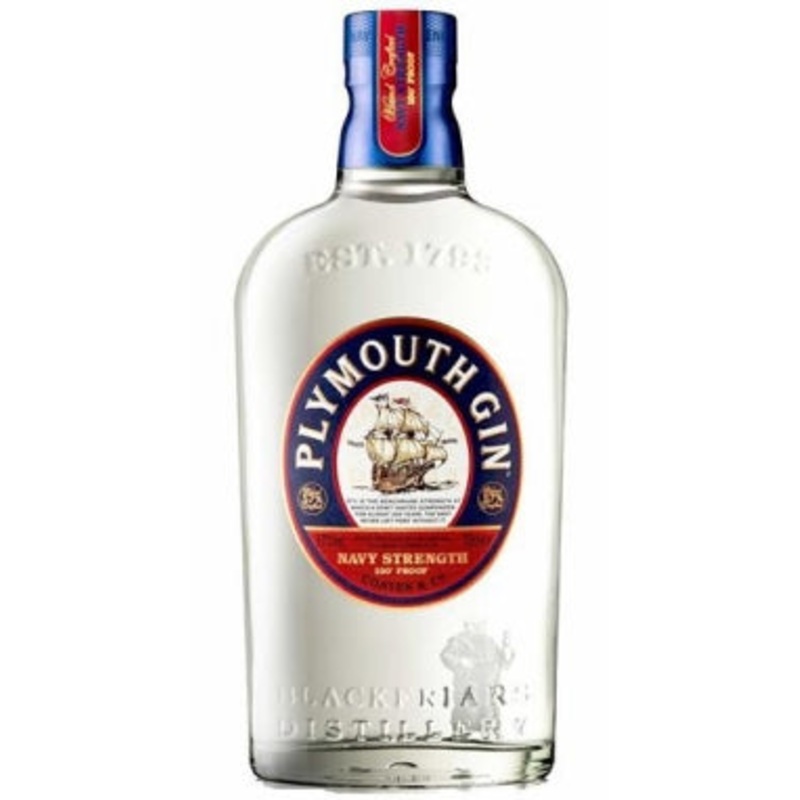 Plymouth Premium Navy Gin 70cl Bottle