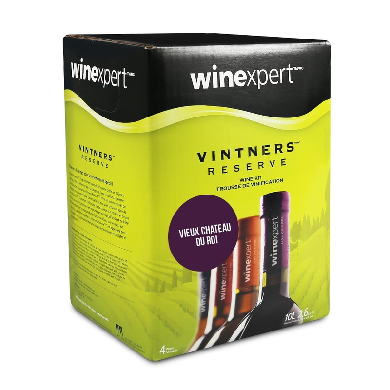 Winexpert Vintners Reserve 30 Bottle Red Wine Kit - Vieux Chateau du Roi