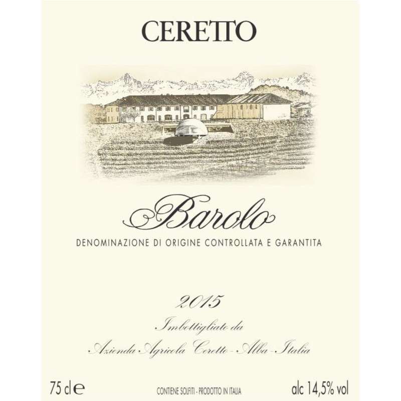 Ceretto Barolo DOCG Nebbiolo 750ml
