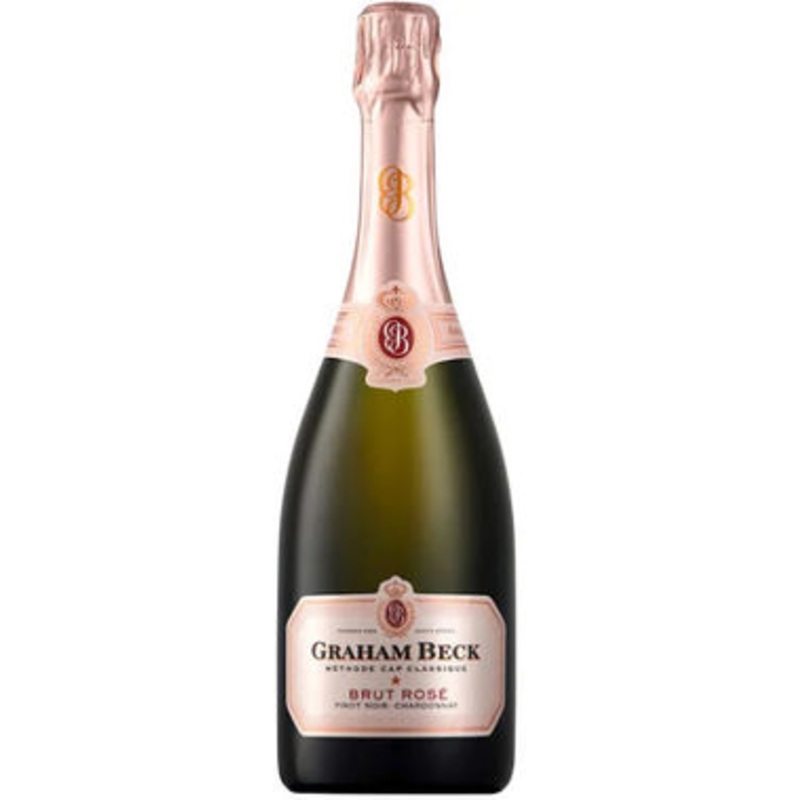 Graham Beck, Brut Rose, NV (Case)