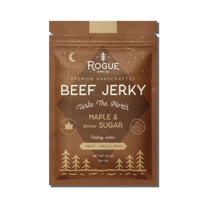 Maple & Brown Sugar Beef Jerky SINGLE