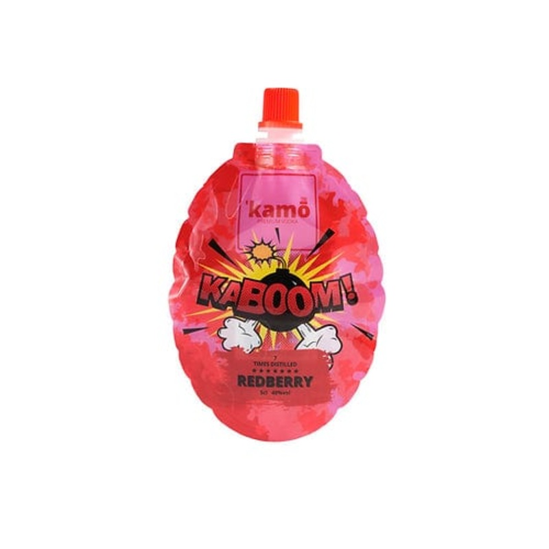 Kamo KABOOM Redberry Vodka Bomb 6x5cl