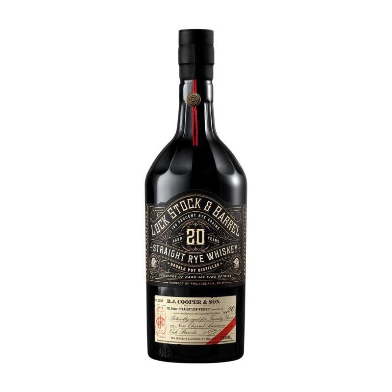 Lock Stock & Barrel 20 Year Straight Rye Whiskey