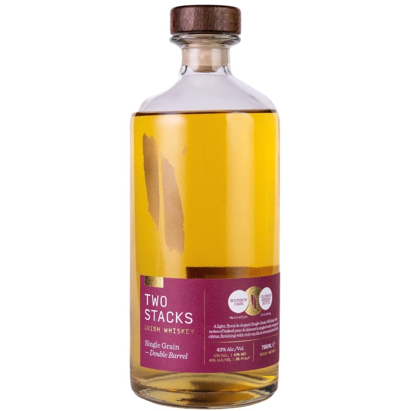 Two Stacks Double Barrell Single Grain 70cl