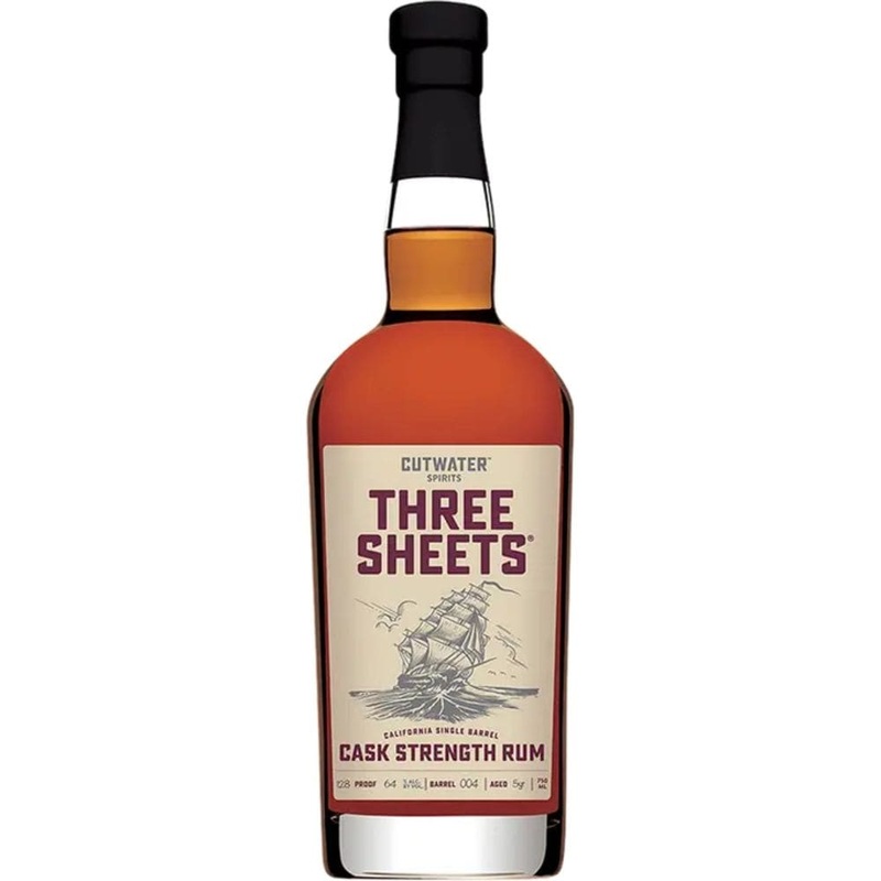 Cutwater Three Sheets Cask Strength Rum 750 ML