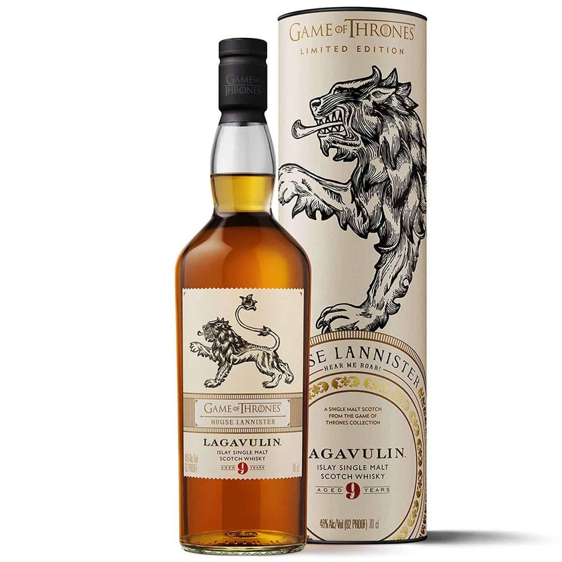 Lagavulin 9 Year Old Whisky (Game Of Thrones - House Lannister) 70cl
