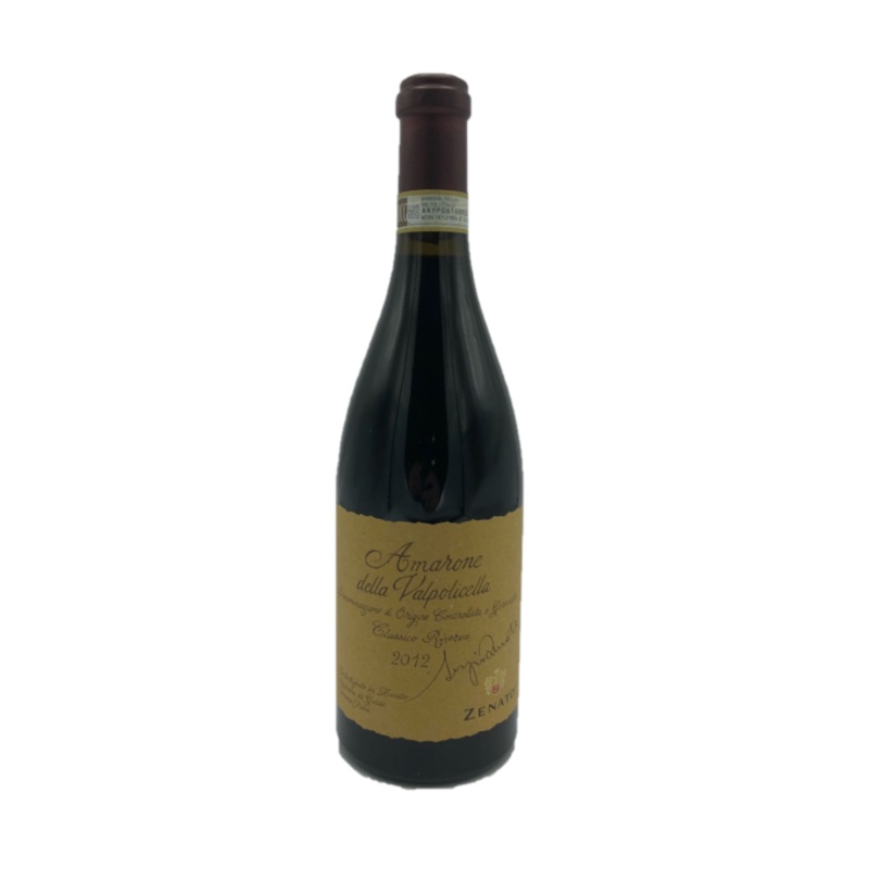 Zenato Amarone della Valpolicella Classico Riserva Sergio Zenato DOCG 2012 750ml 16.5% - Italy Robert Parker 94/100 Wine Enthusiast 93/100 Wine Spectator 93/100