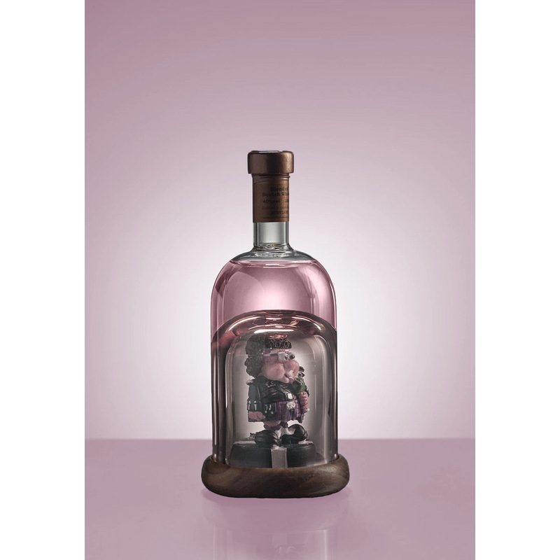 Caricature Mini Bagpipe Player Glass Gin Decanter Refillable 10cl