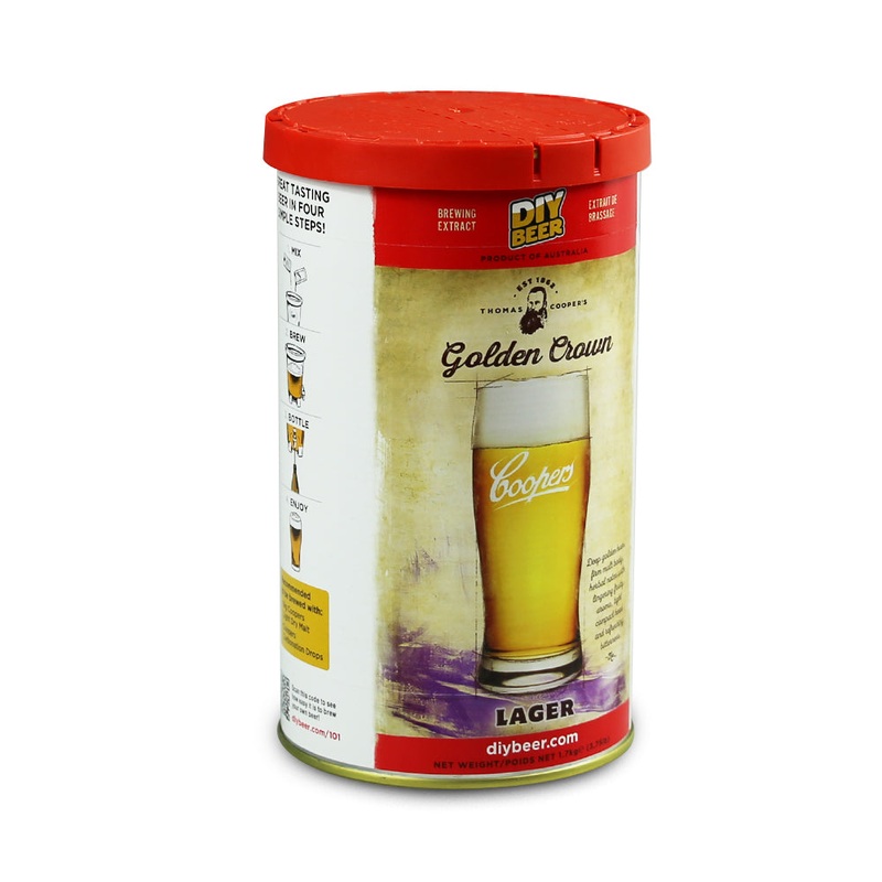 Coopers 40 Pint Beer Kit - Golden Crown Lager
