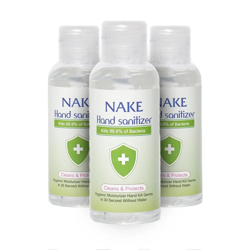 Nake Hand Sanitiser (70% Alc.) Multipack, 3 x 100 ml