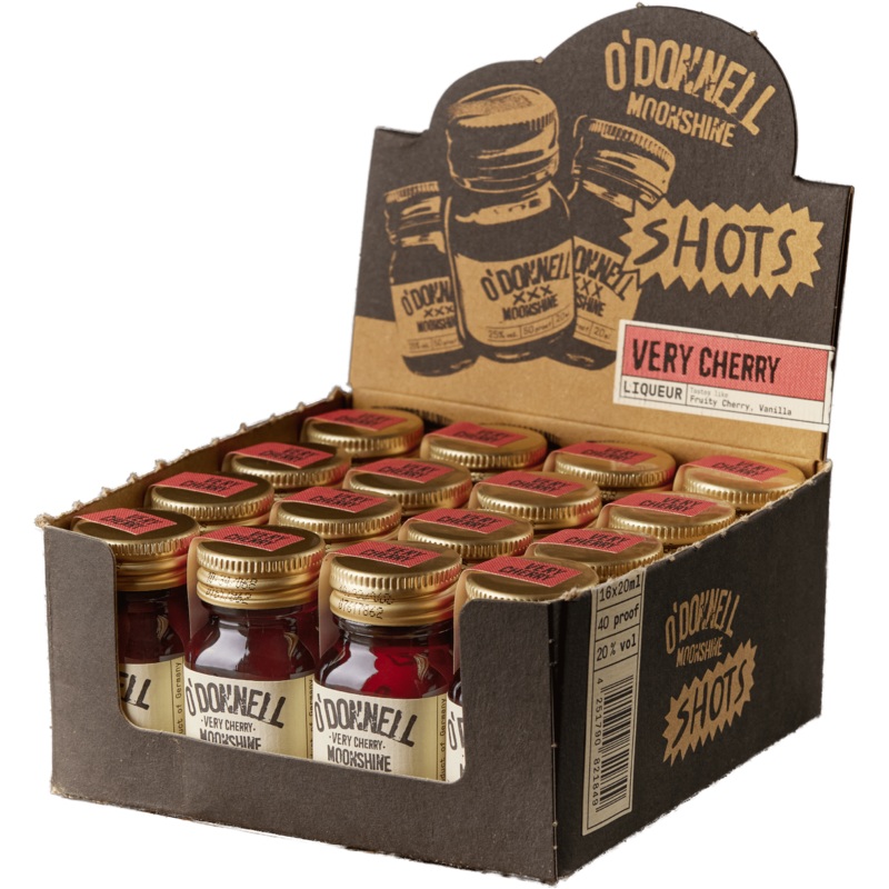 O'Donnell Moonshine 16er Very Cherry Micro Box 16x20ml