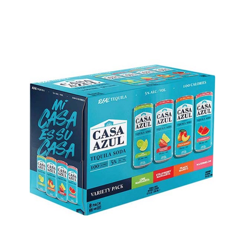 Casa Azul Tequila Cocktail Variety Pack 8 PACK 12 OZ CANS