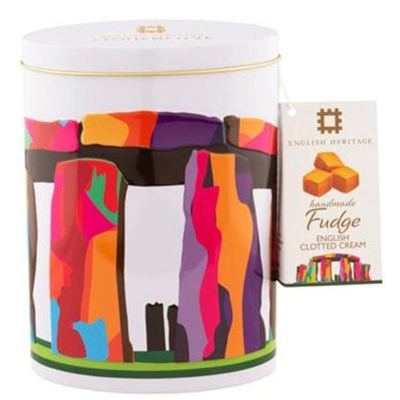 English Heritage Stonehenge Clotted Cream Fudge Tin 250g