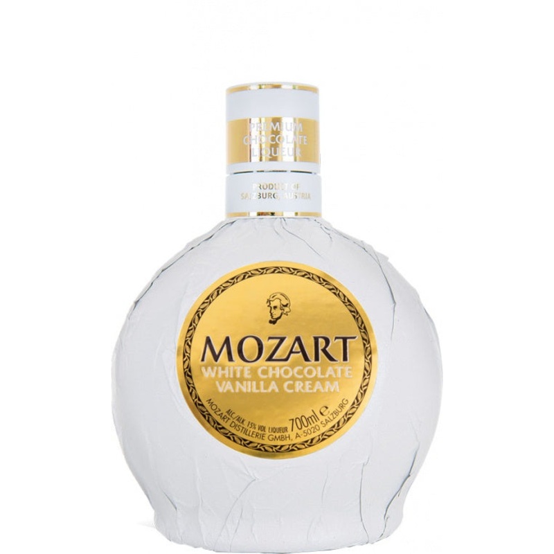 Mozart White Chocolate 17% abv 50cl