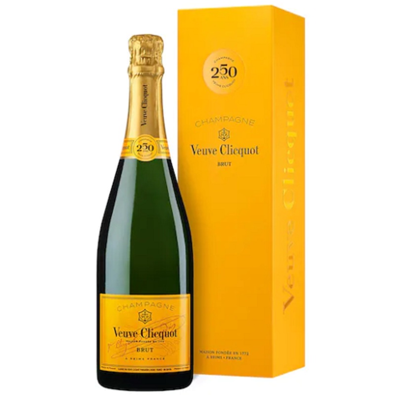 Veuve Clicquot Brut NV Champagne 250th Anniversary Edition - Gift Box 6 Bottle Case 6x75cl