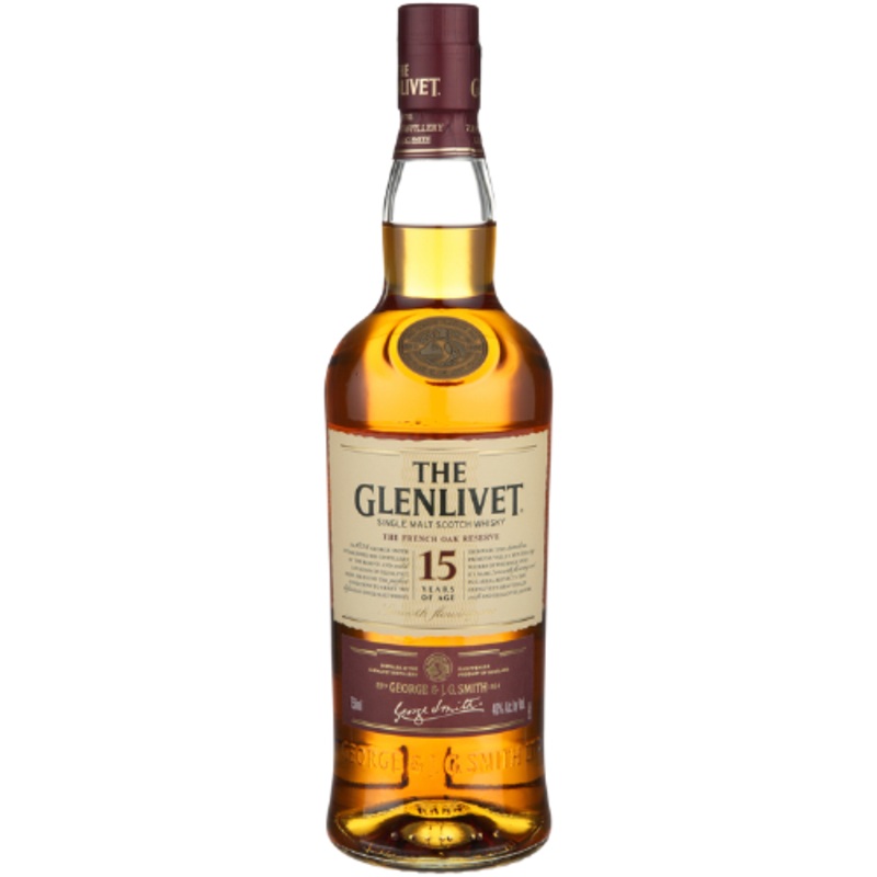 The Glenlivet Single Malt Scotch The French Oak Reserve 15 Yr 80 750 ML