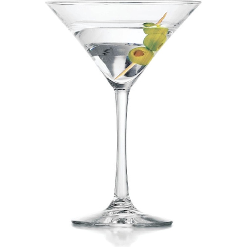 Libbey Entertaining Essentials Martini Glasses, 8-ounce, Set of 6