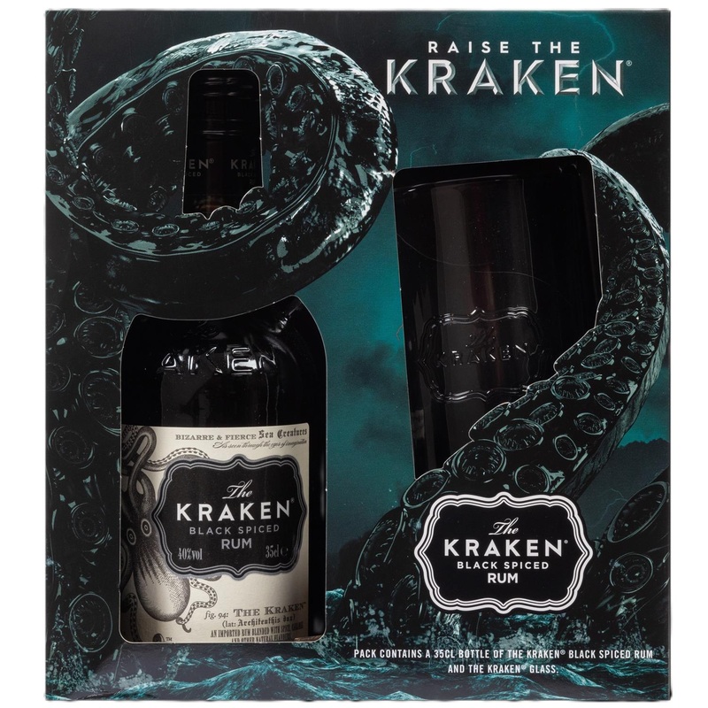 Kraken Spiced Rum & Hiball Gift Pack 35cl
