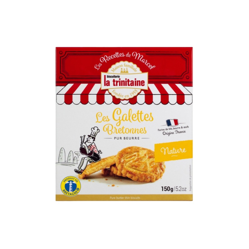 La Trinitaine Galettes Bretonnes Pur Beurre 150g