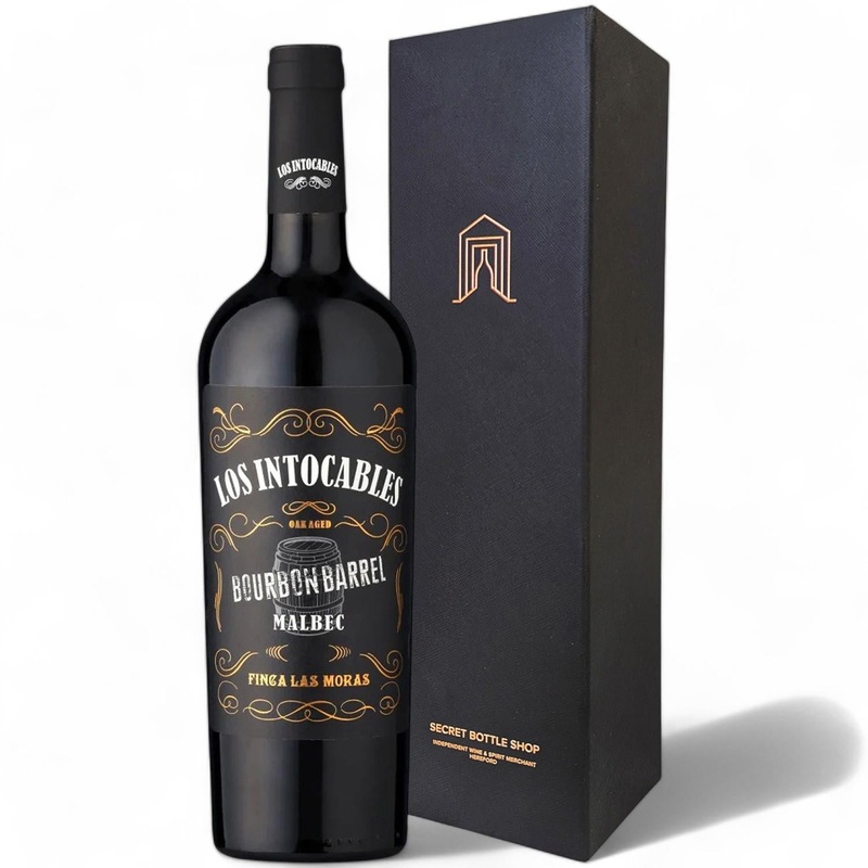 Los Intocables Bourbon Barrel Malbec Gift Boxed 75cl