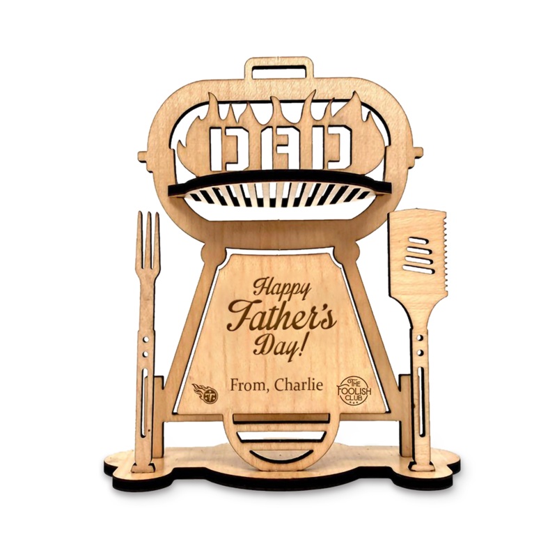 3D Wood Card - Father's Day