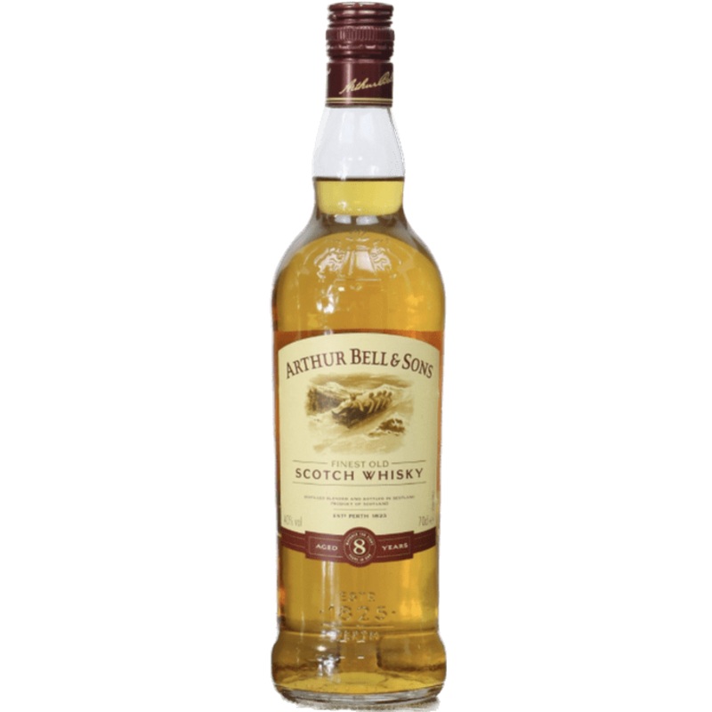 Arthur Bell & Sons 8 Year Old Scotch Whisky (Bob Sleigh Label) 70cl