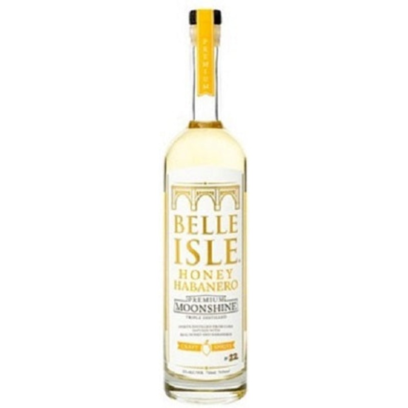Belle Isle Craft Spirits Honey Habanero Premium Moonshine(Case Only) 750 ml 1