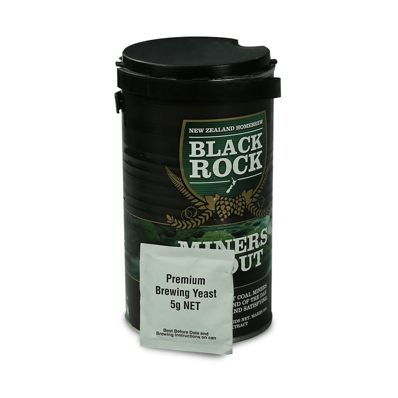 Black Rock 40 Pint Beer Kit - Miners Stout