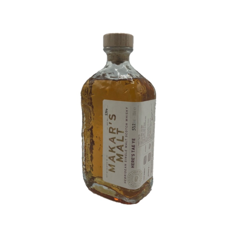 Isle of Raasay Makar's Malt No 1 Here's Tae Ye 700ml 53% - Whisky
