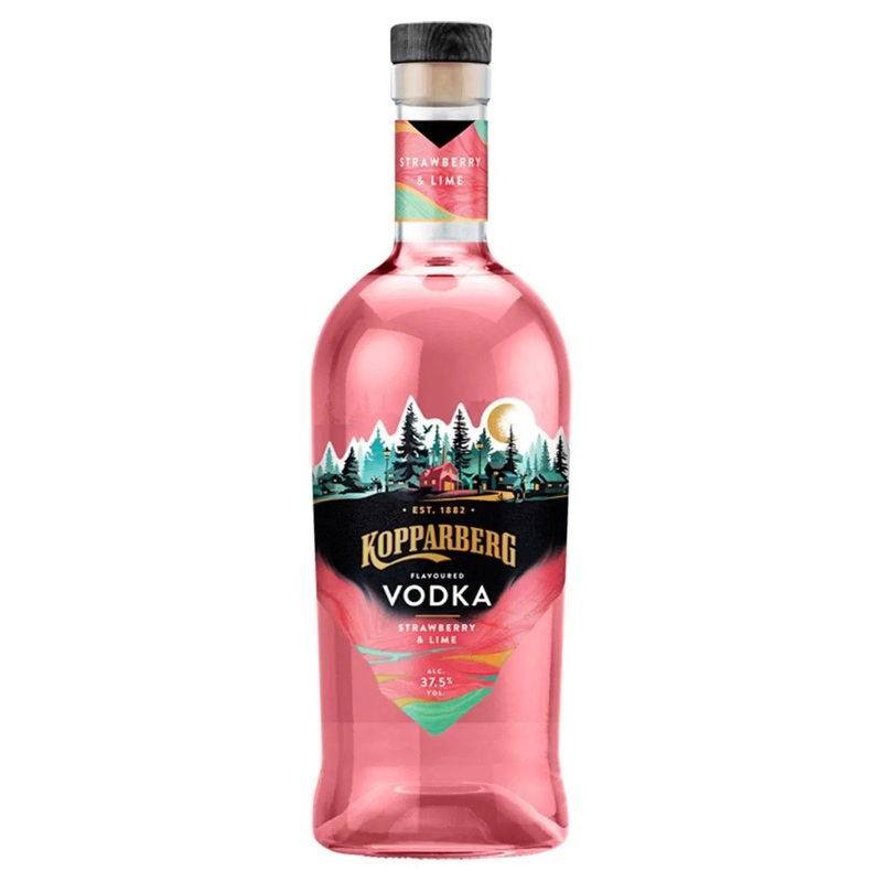 Kopparberg Strawberry & Lime Premium Vodka, 70 cl