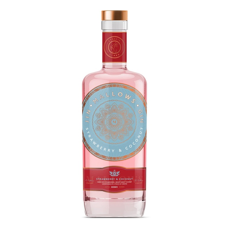 Mallows Strawberry & Coconut Gin 70cl