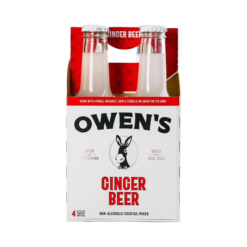 Owen's Ginger Beer 4 PACK 8.5 OZ BTLS