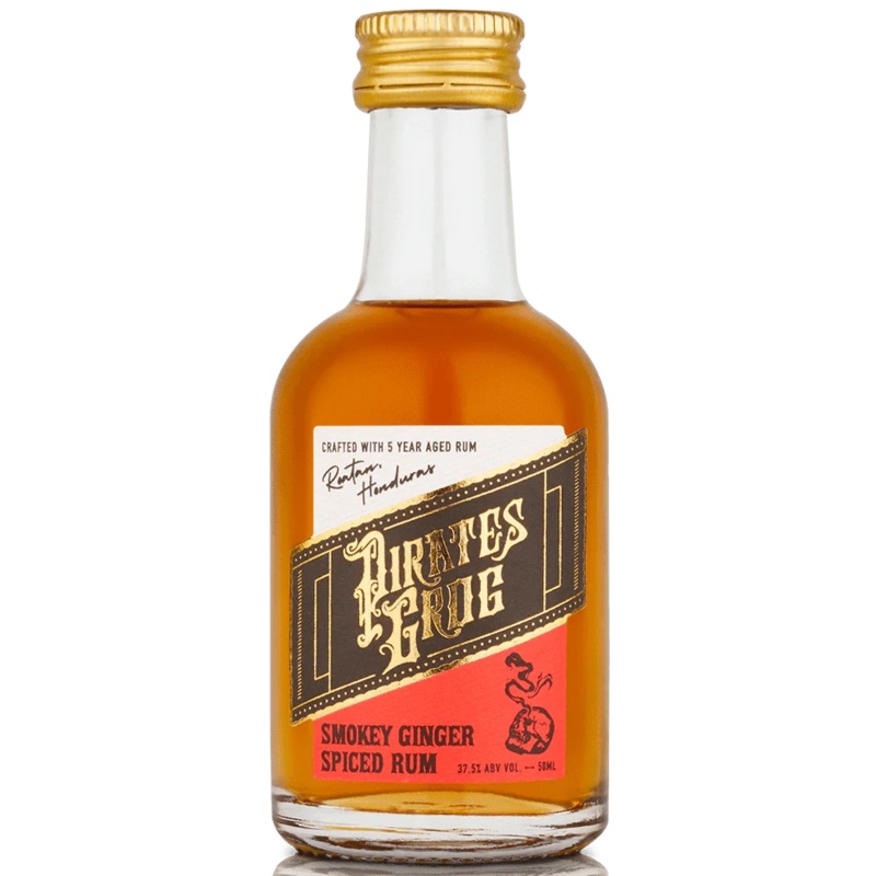 Pirate's Grog Smokey Ginger Spiced Rum Miniature 5cl