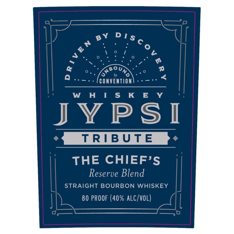 Whiskey JYPSI Tribute The Chief's Reserve Blend Bourbon by Eric Church 750mL