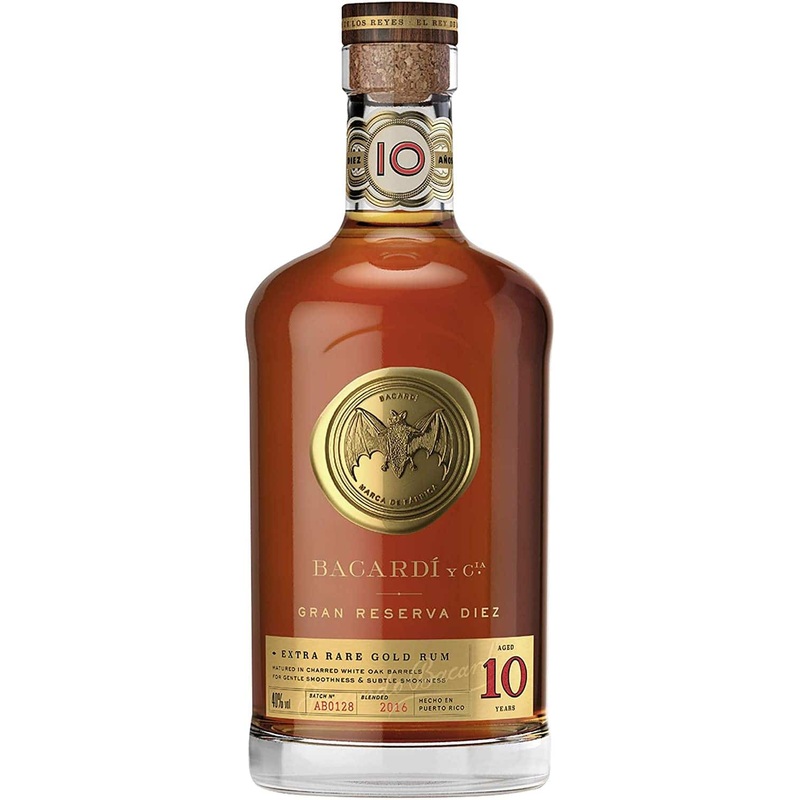 Bacardi Gran Reserva Diez 10 Year Old Rum 70cl