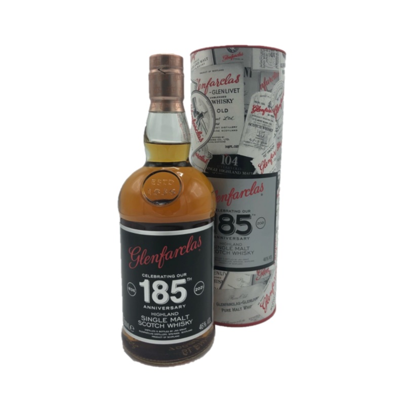 Glenfarclas 185th Anniversary Single Malt Whisky 700ml 46% - Whisky