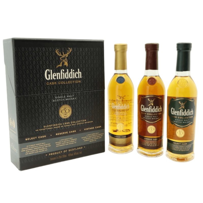 Glenfiddich Cask Collection 3x20cl