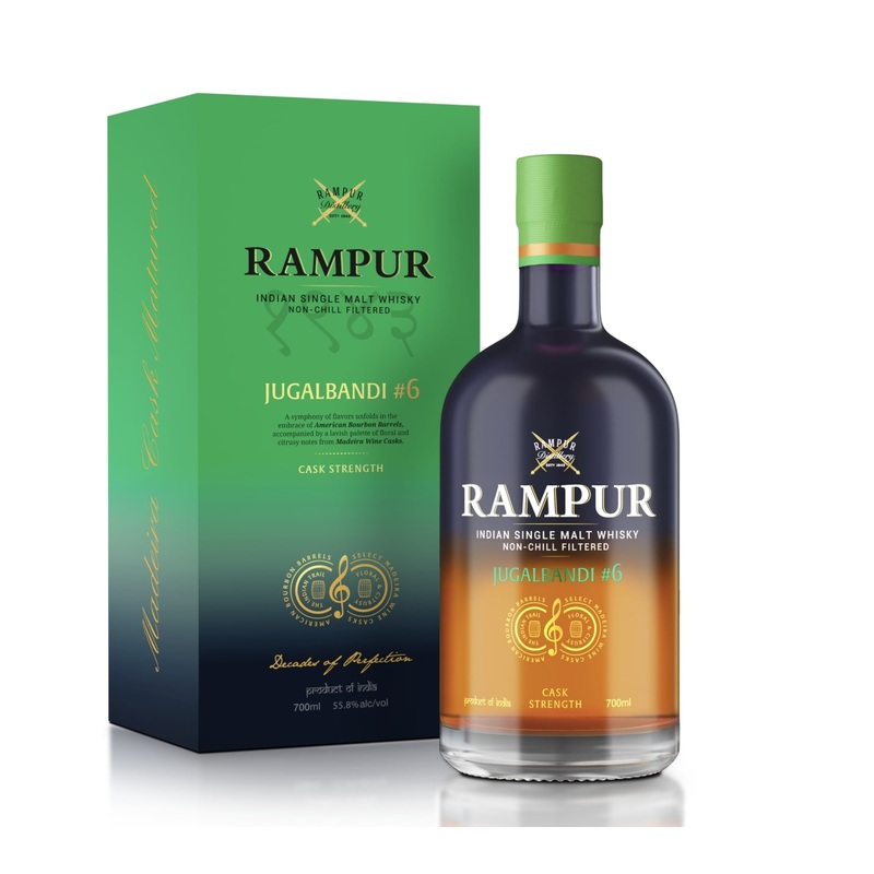 Rampur Cask Strength Jugalbandi #6 Single Malt Indian Whiskey 1 700ml default