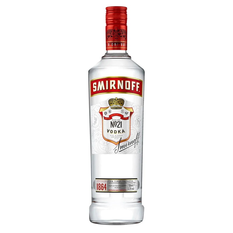 Smirnoff Red Label Vodka, 70 cl